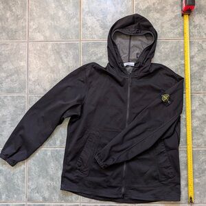 Stone Island black hoodie jacket
